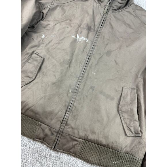 Calvin Klein Men's Size XL Olive Green Full-Zip Bomber Jacket - Picture 3 of 10